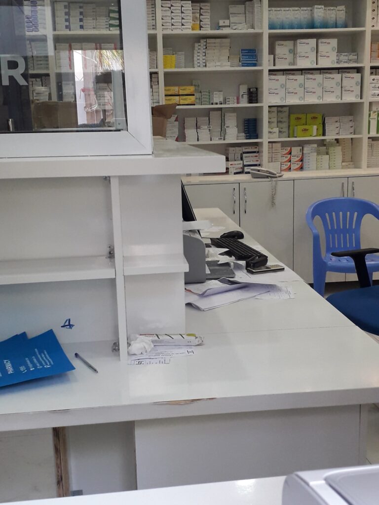 pharmacy front desk