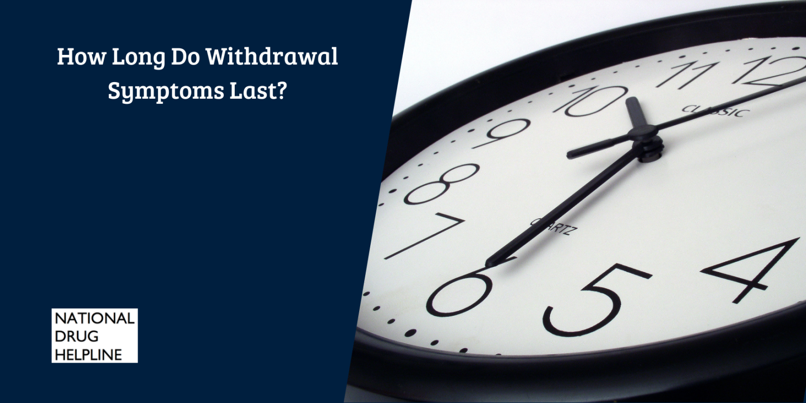 How Long Do Withdrawal Symptoms Last